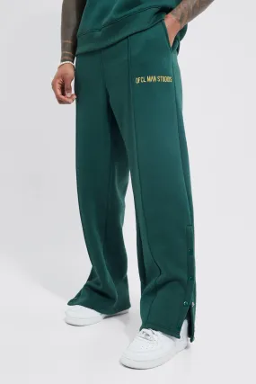 Regular Fit Side Popper Joggers