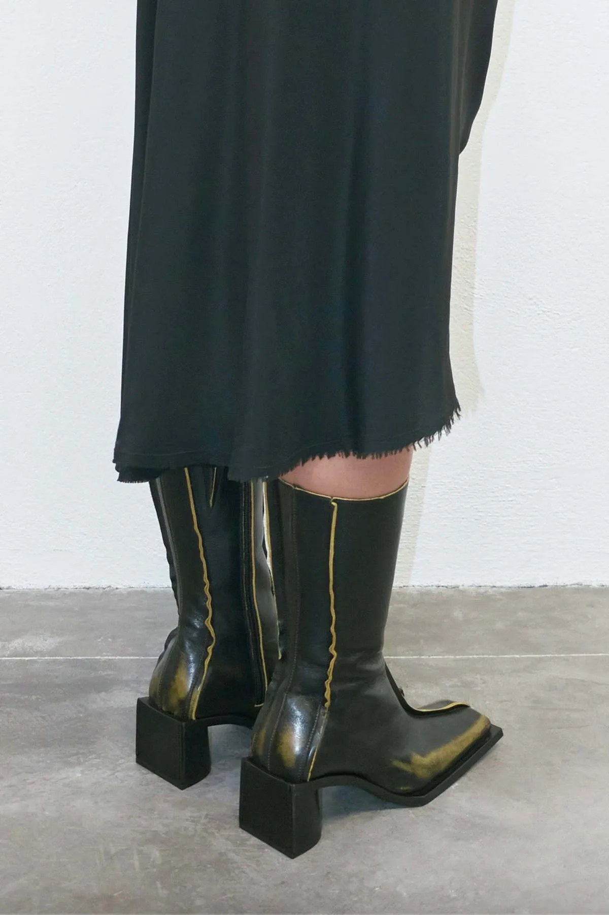 Reiko Boot - Black Mustard