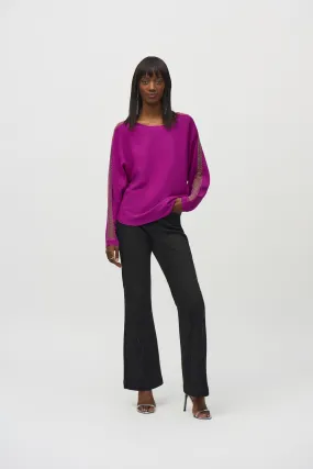 Relaxed Fit Mesh Pullover Style 244910