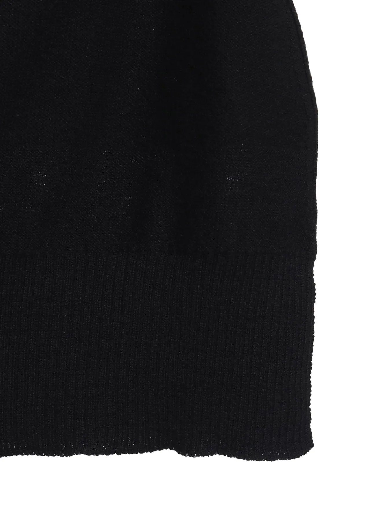 REVERSE STITCHES SIDE DRAPE CARDIGAN