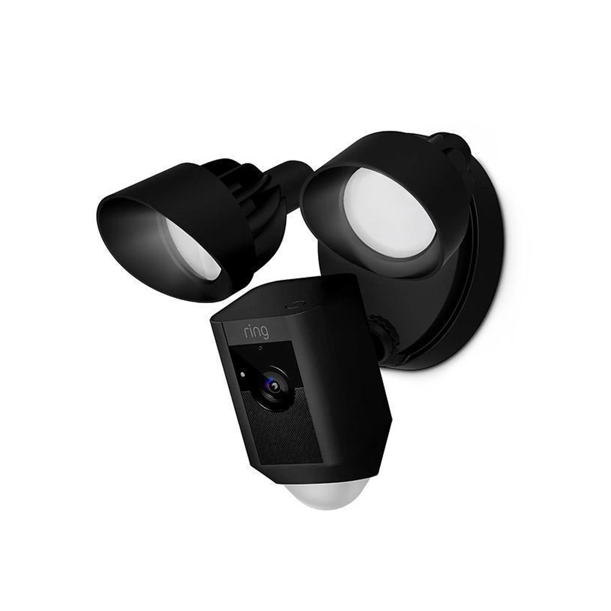 Ring Black Floodlight Cam Plus, Hardwired Outdoor Camera