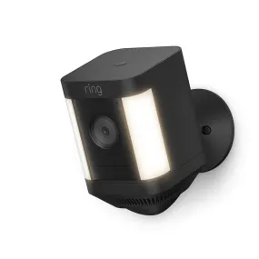 Ring Black Spotlight Cam Plus, Battery Outdoor Camera