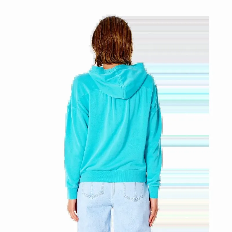 Rip Curl SUMMER BREEZE HOODIE IN BALTIC TEAL