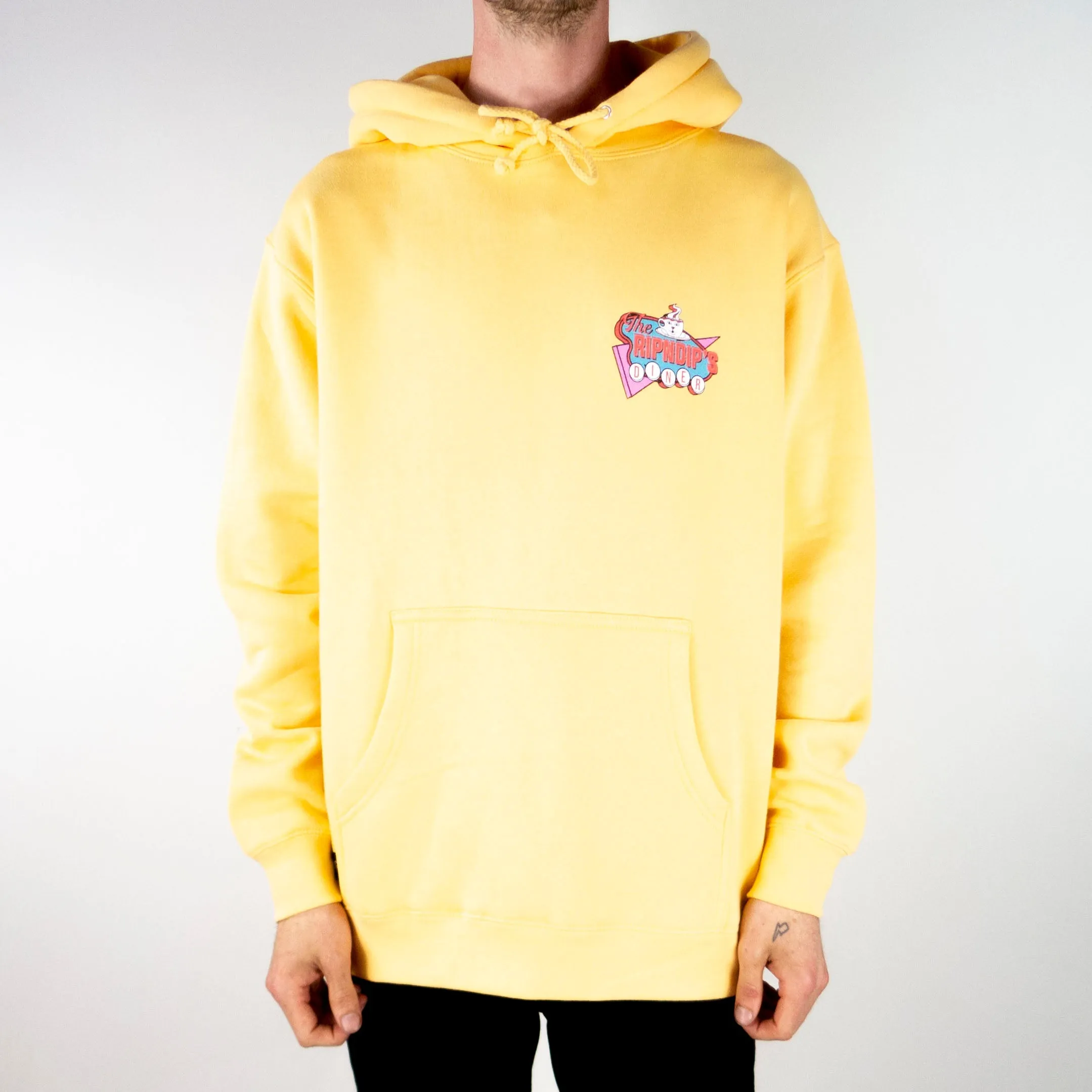 RIPNDIP Nerms Diner Hoodie - Peach exclusive at Remix