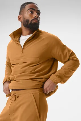 Ripstop 1/4 Zip On-Set Jacket - Toffee