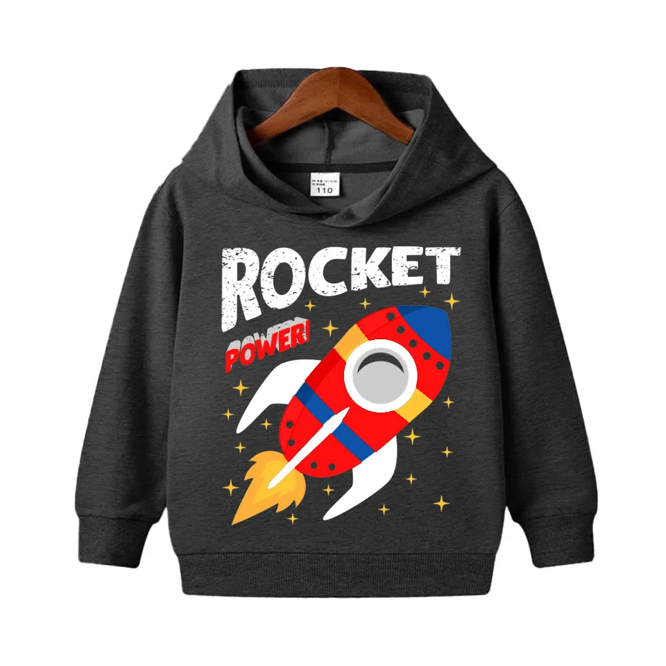 Rocket Power Printed Hoodie For Kids - Deal20one