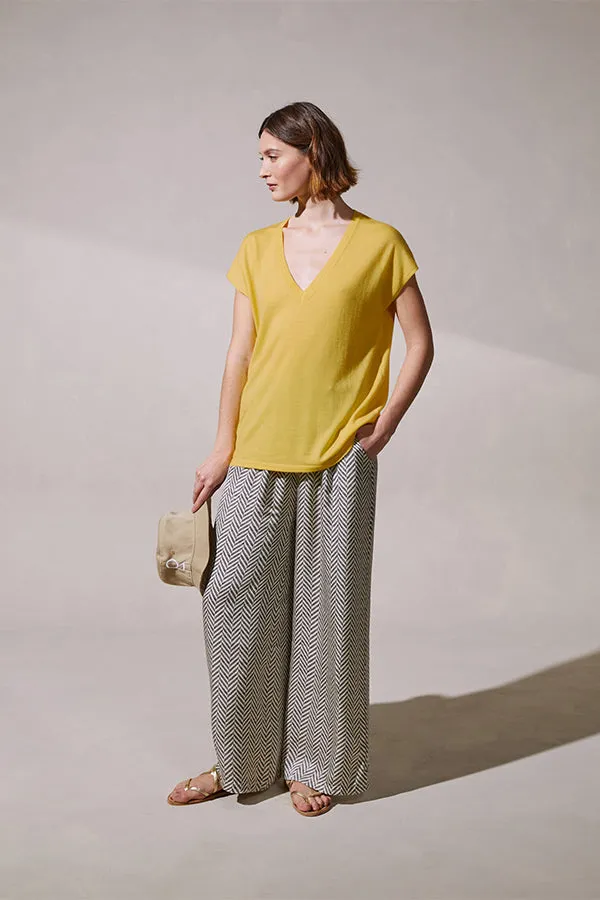 Rodier CASHMERE OVERSIZED SLEEVELESS SWEATER