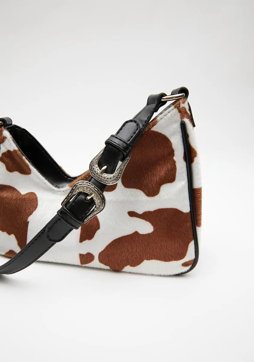 Round 'Em Up Cowhide Shoulder Bag-