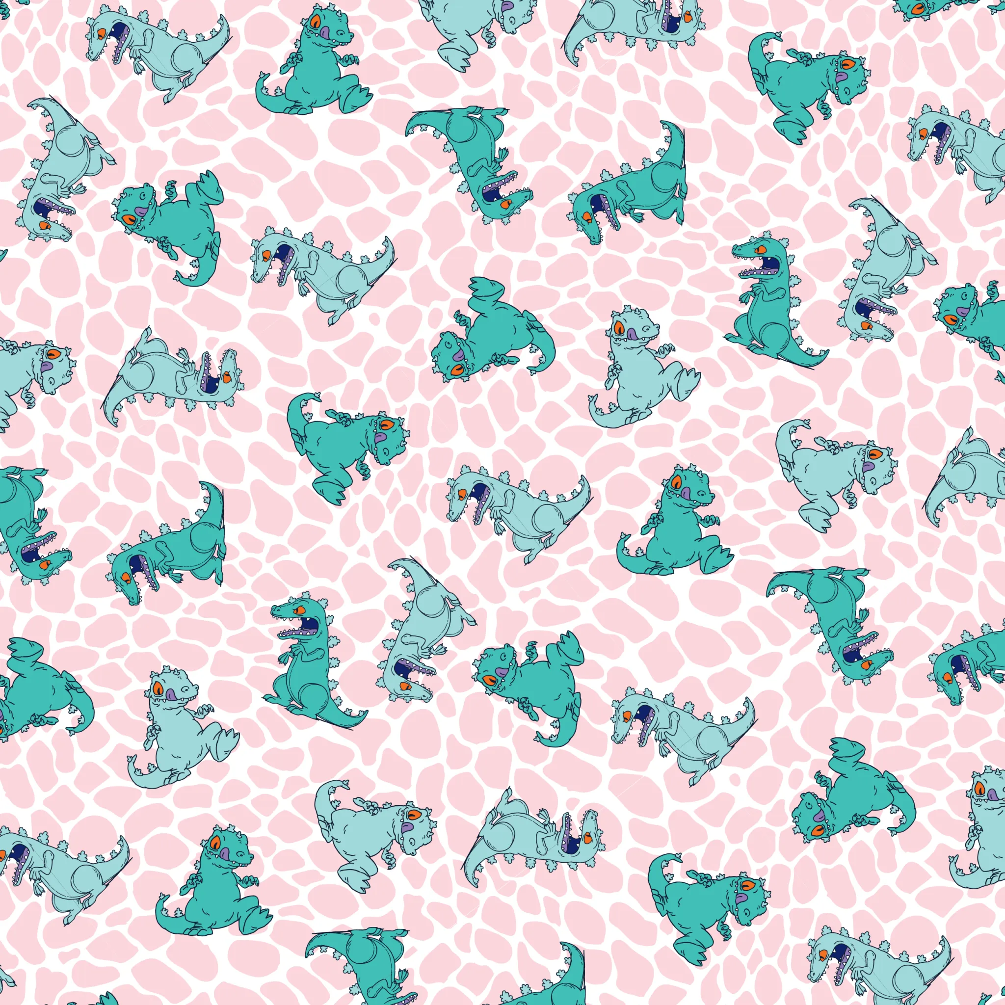 Rugrats Reptar Grey Sherpa Blanket