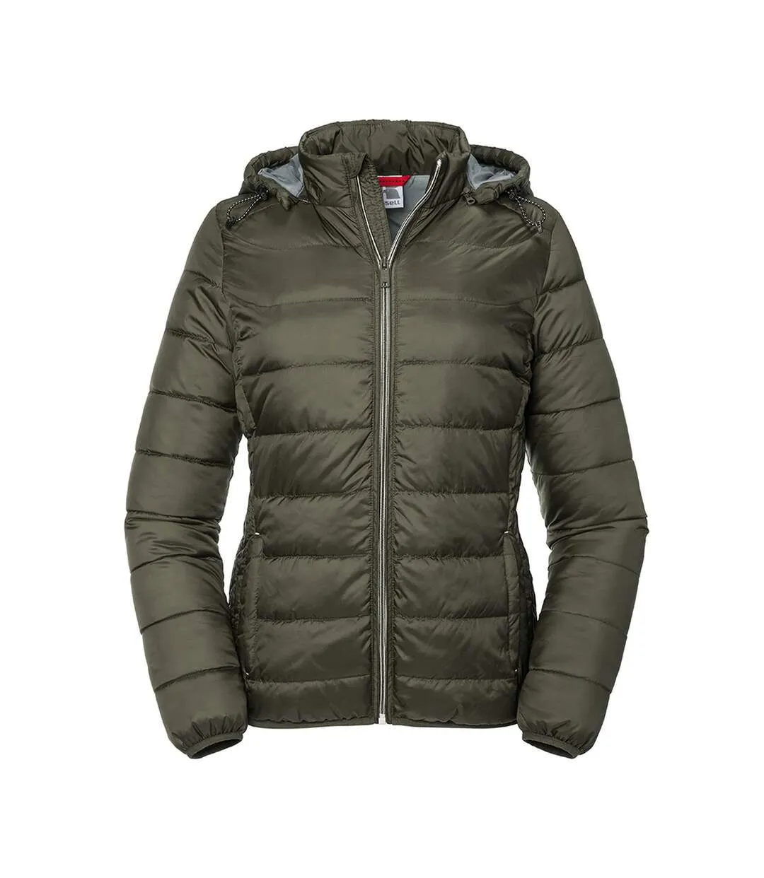 Russell Womens/Ladies Hooded Nano Padded Jacket (Dark Olive) - UTPC4110