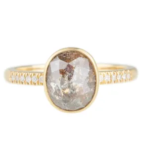 Rustic Red Diamond Ring