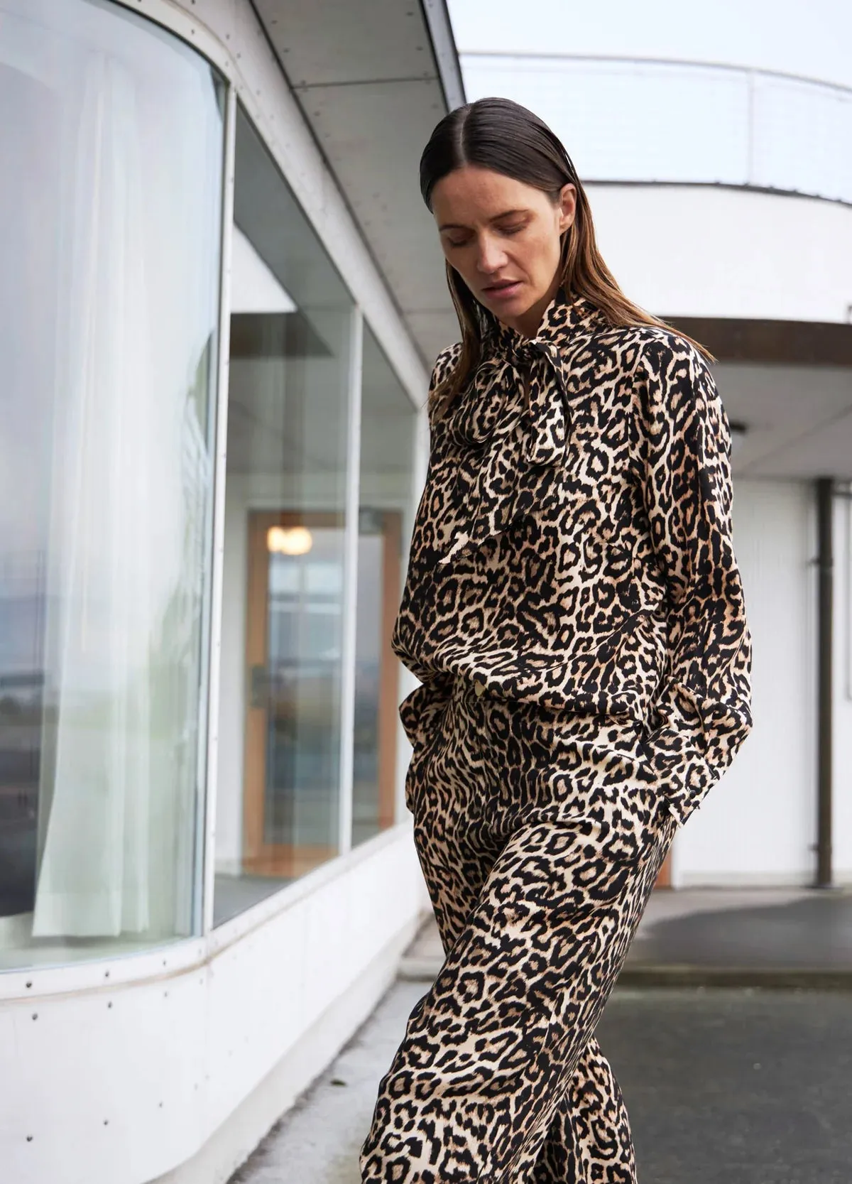 Sacs of Ashbourne   Coster Copenhagen Leo Print Trousers