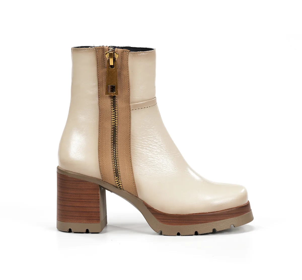 SAFE D9413 Taupe Ankle Boot