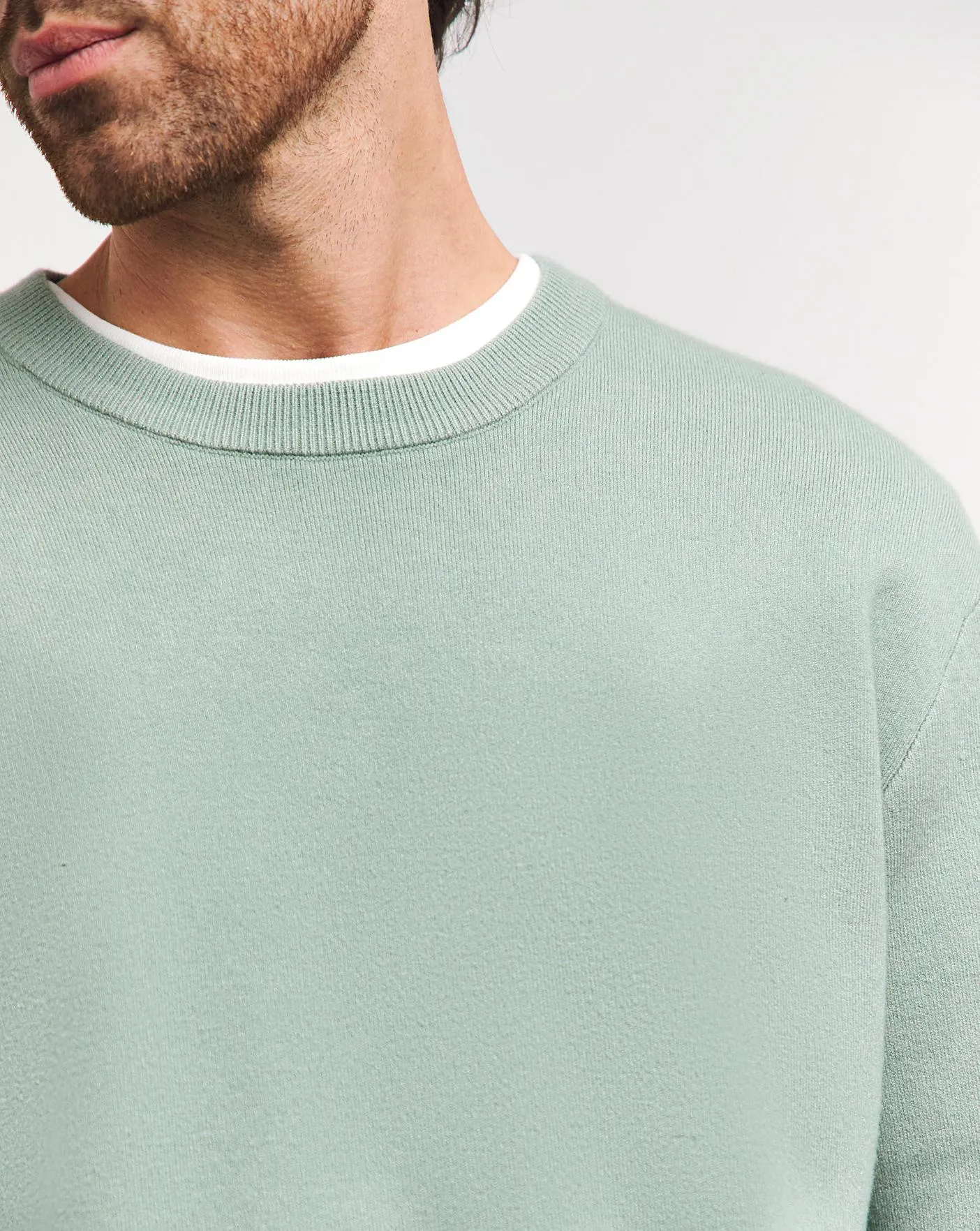 Sage Ecovero Crew Neck Jumper