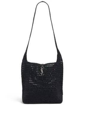 Saint Laurent   Le 5 à 7 medium raffia crossbody bag 