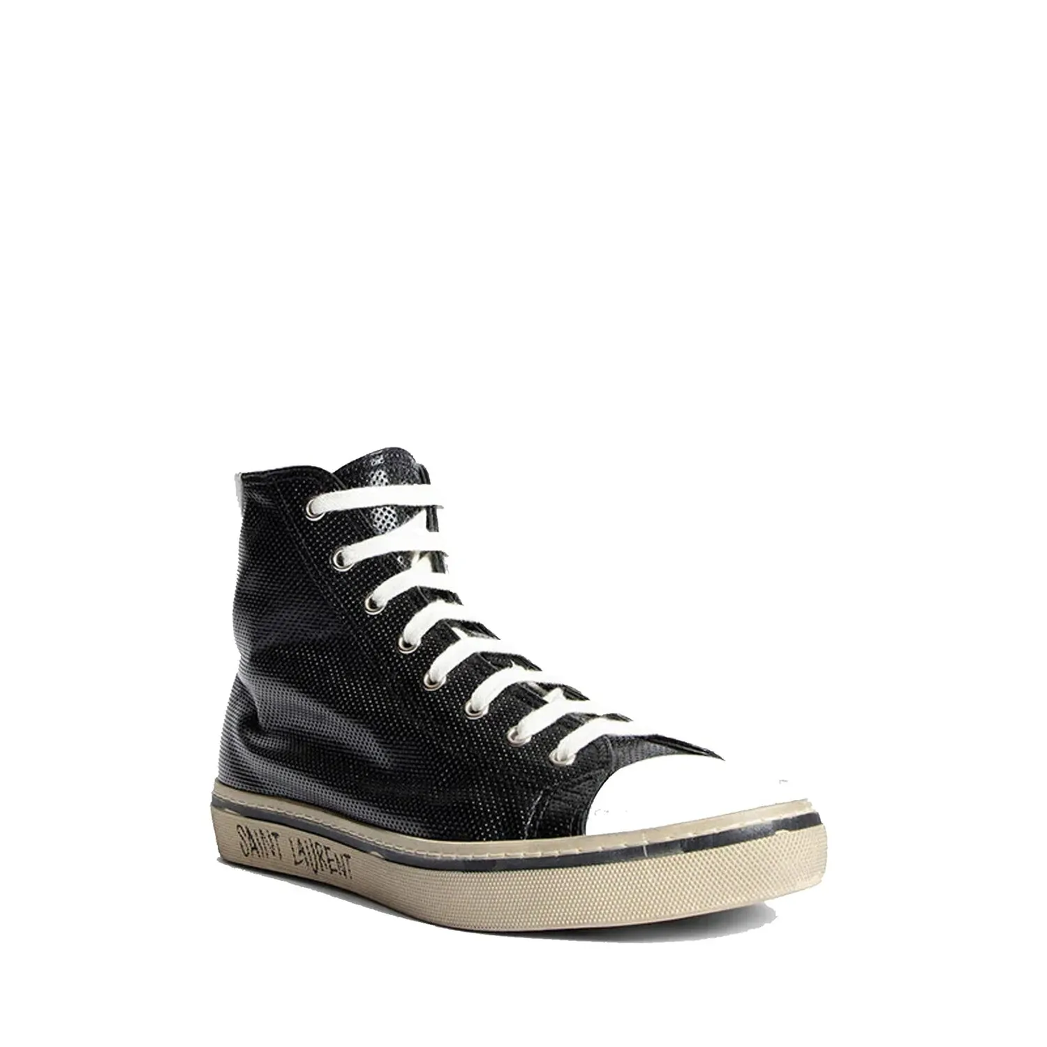 Saint Laurent    Saint Laurent Malibu Leather Sneakers