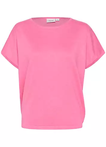 Saint Tropez Mila Short Sleeve Round Neck Pullover | Grattan