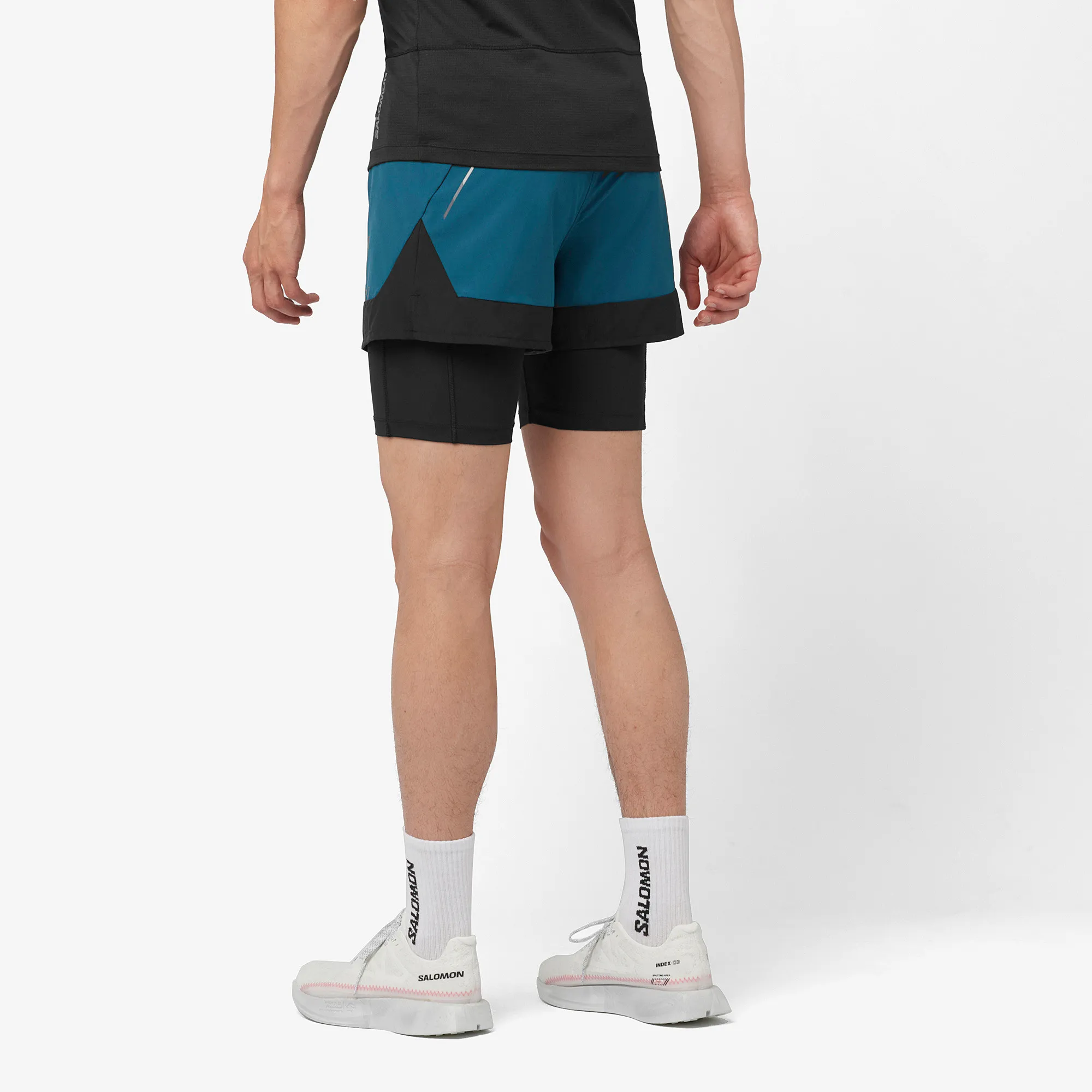 Salomon Men's Cross 2in1 Shorts Deep Dive/Deep Black | Buy Salomon Men's Cross 2in1 Shorts Deep Dive/Deep Black here |