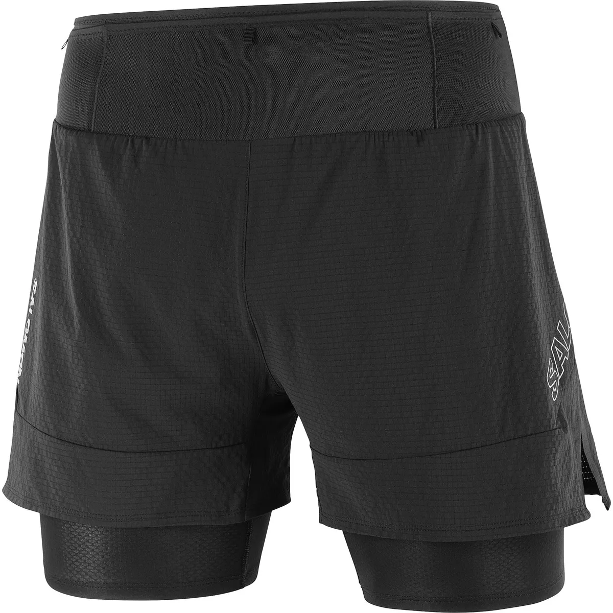 Salomon Men's Sense Aero 2in1 Shorts Deep Black | Buy Salomon Men's Sense Aero 2in1 Shorts Deep Black here | Outnorth
