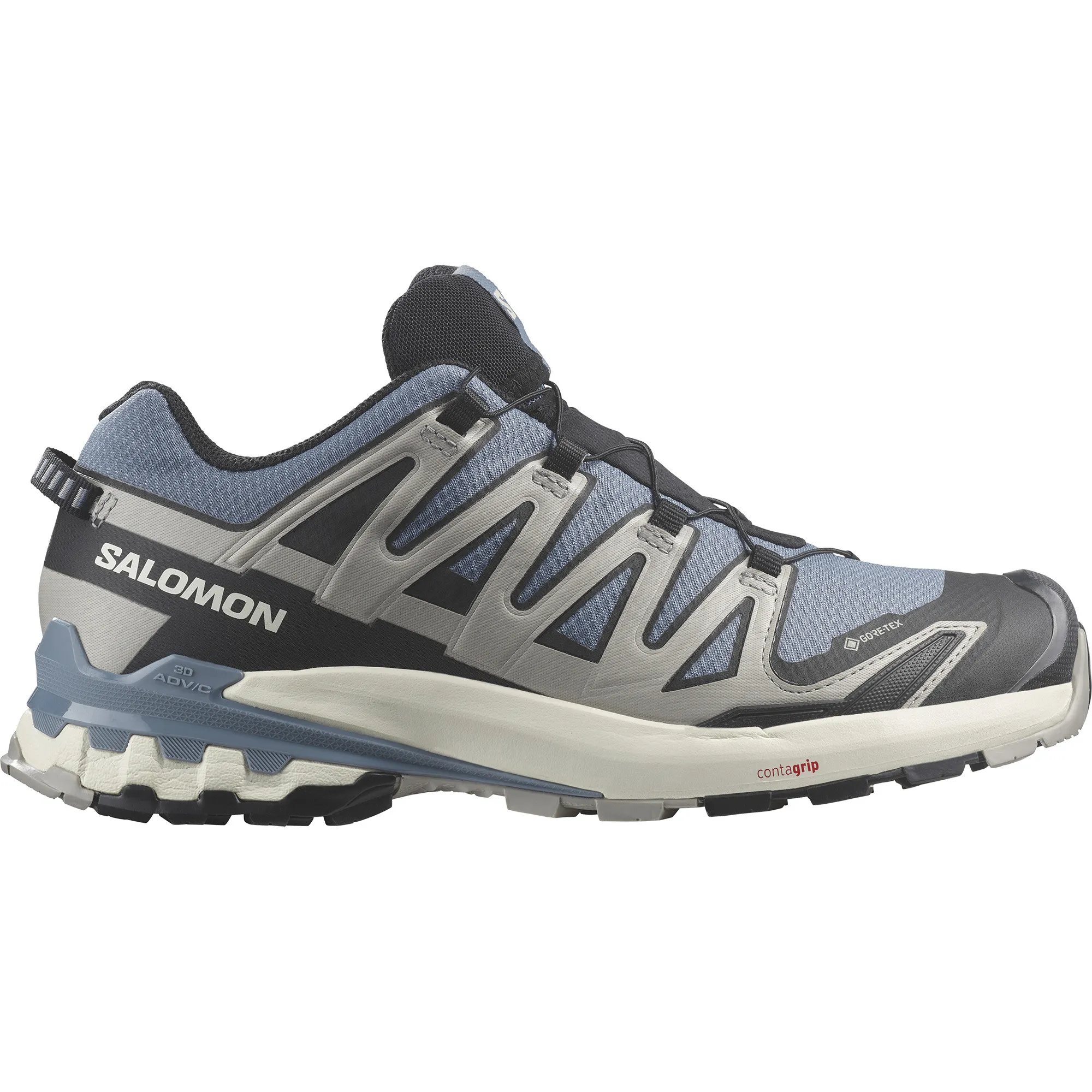 Salomon Men's XA Pro 3D V9 GORE-TEX Flint Stone/Black/Ghost Gray | Buy Salomon Men's XA Pro 3D V9 GORE-TEX Flint Stone