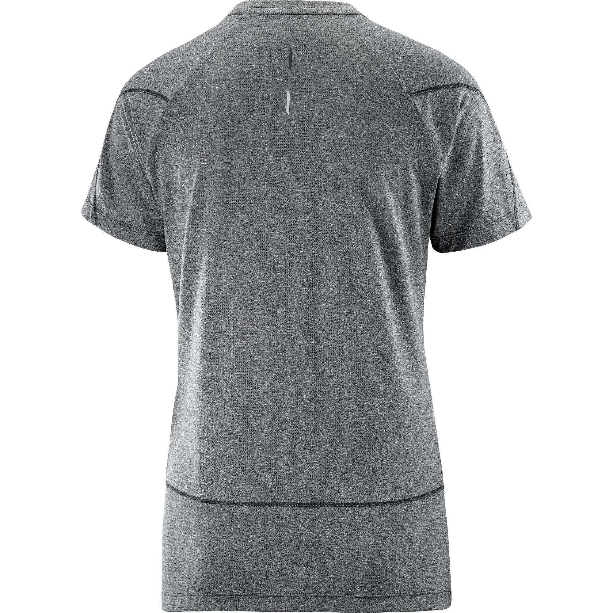 Salomon Women's Cross Run Tee Deep Black/Heather | Buy Salomon Women's Cross Run Tee Deep Black/Heather here | Outnort