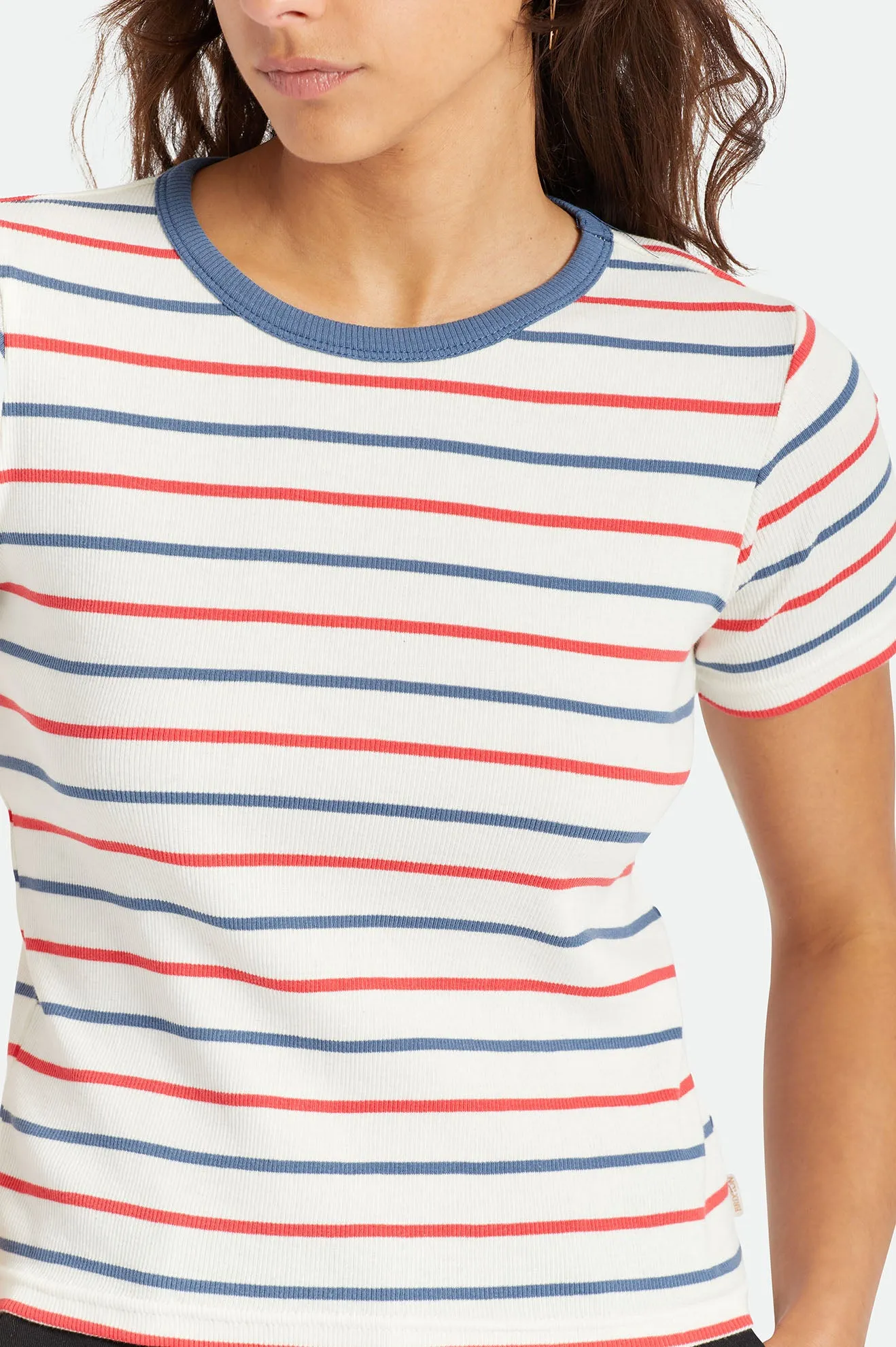 Samantha S/S Baby Tee - Stripe