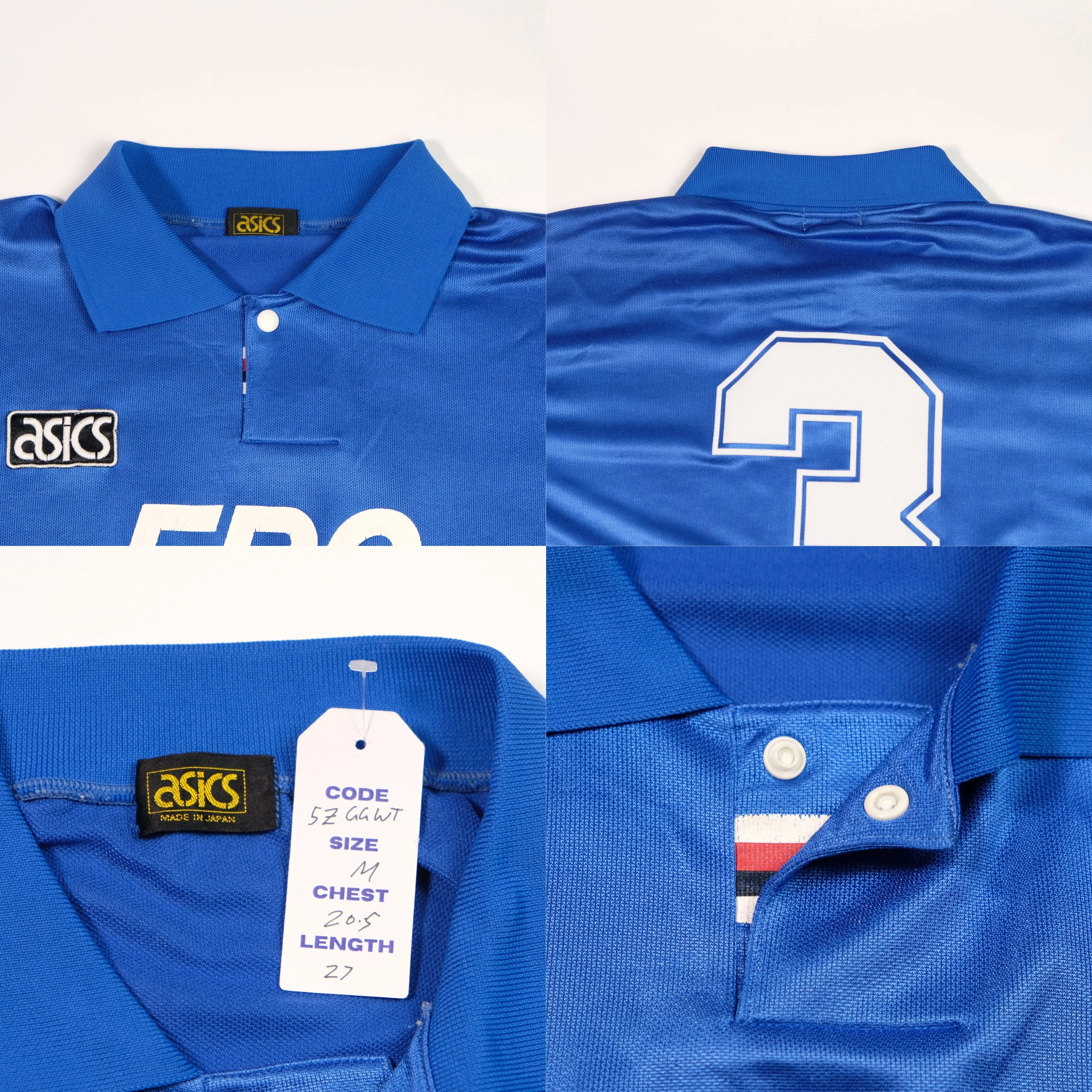 Sampdoria Original Asics 1993/1994 Home Vintage Football Shirt Medium