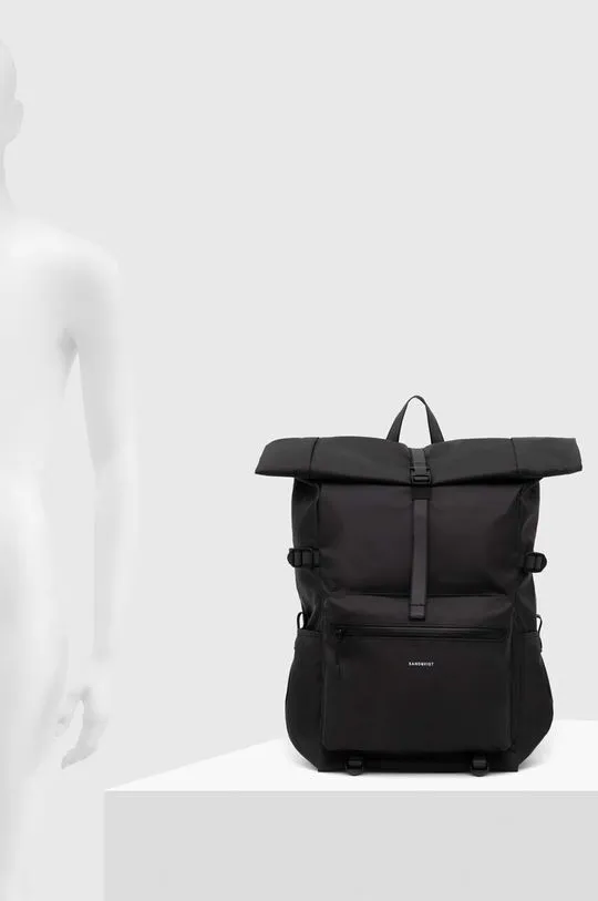 Sandqvist backpack Ruben 2.0 black color SQA1609