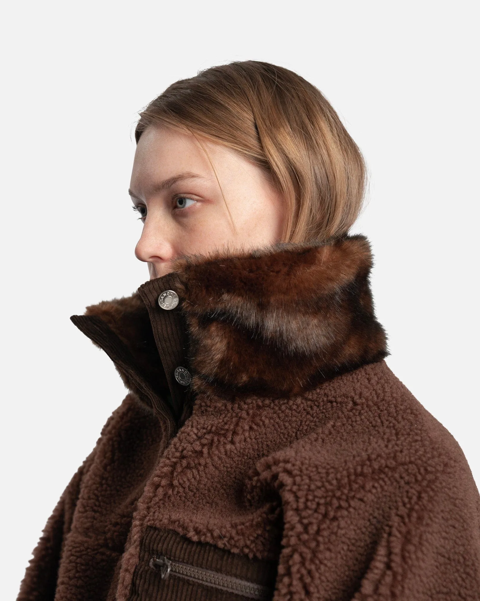 Sandy Liang Dough Fleece in Chestnut