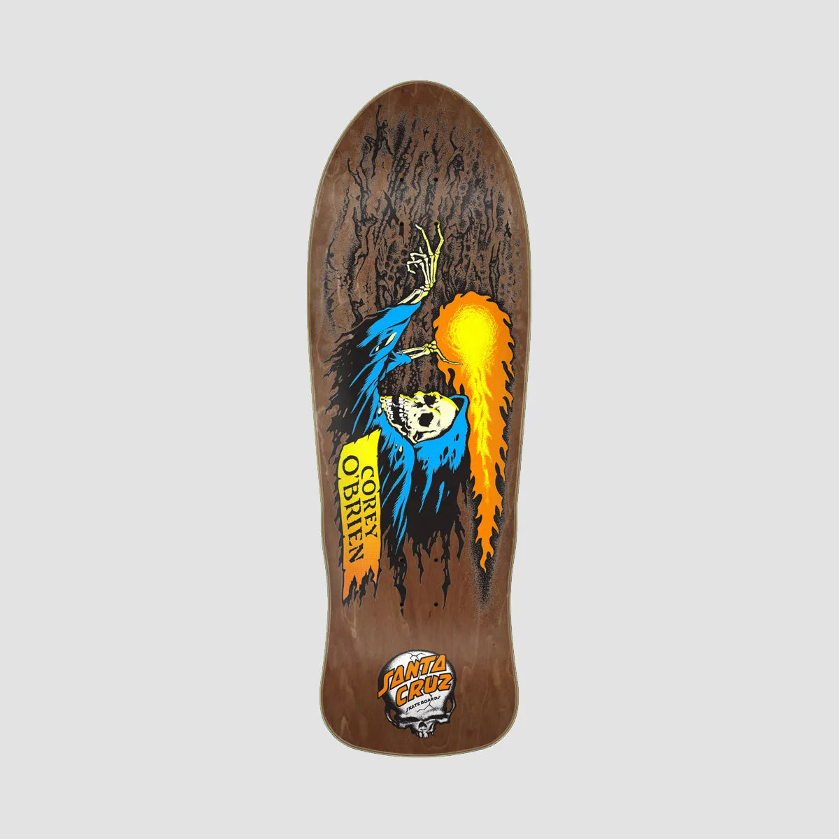 Santa Cruz OBrien Reaper Reissue Skateboard Deck - 9.85