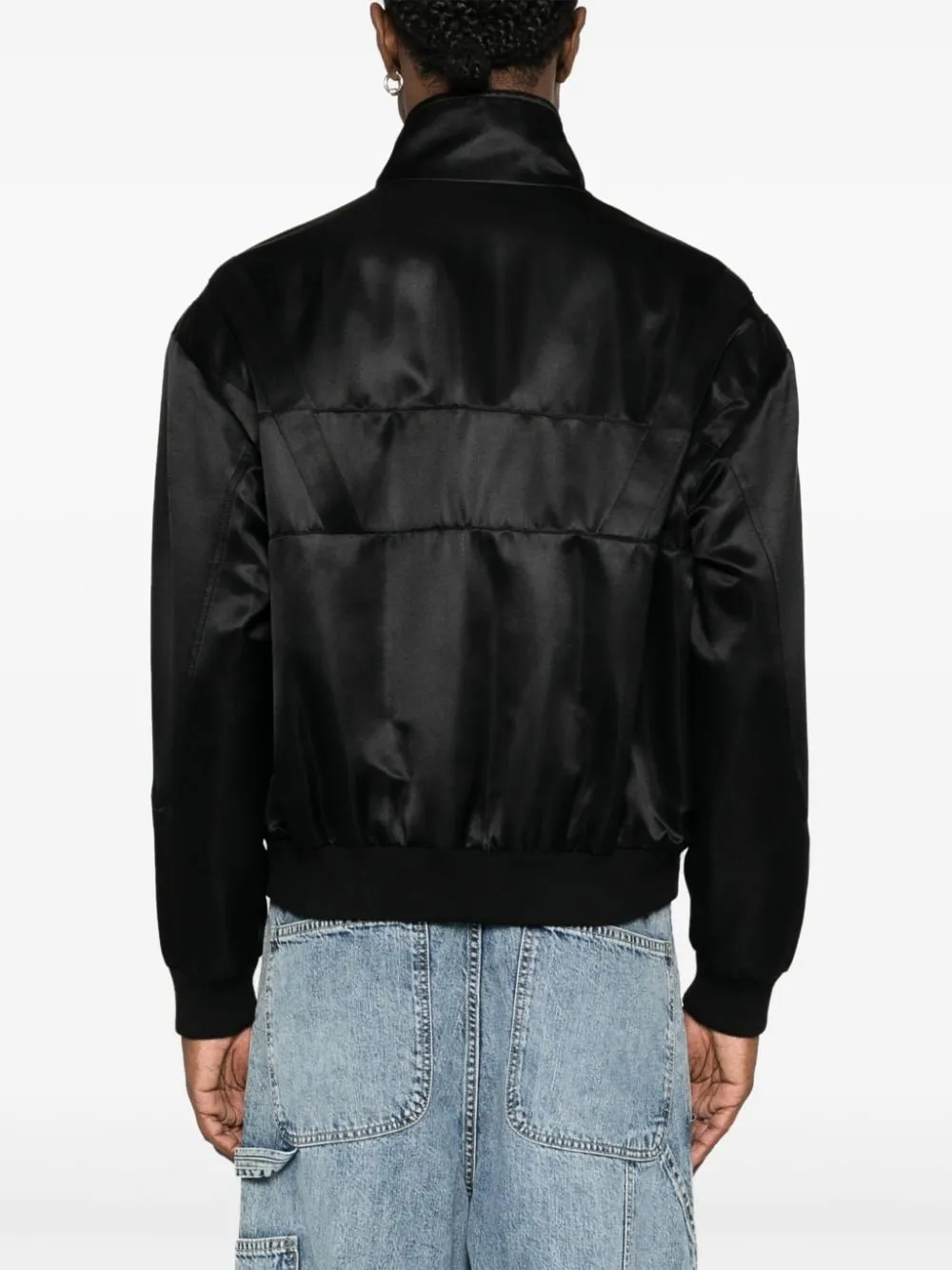 Satin Bomber Jacket