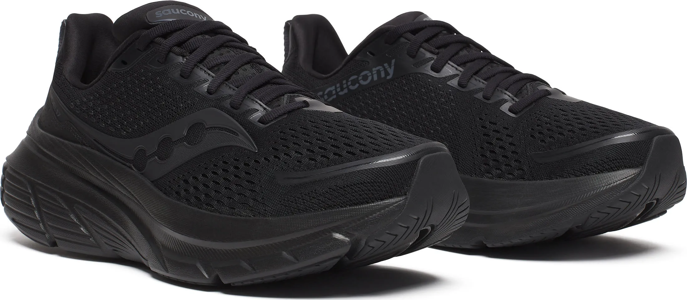 Saucony Men's Guide 17 Black/Black | Buy Saucony Men's Guide 17 Black/Black here | Outnorth