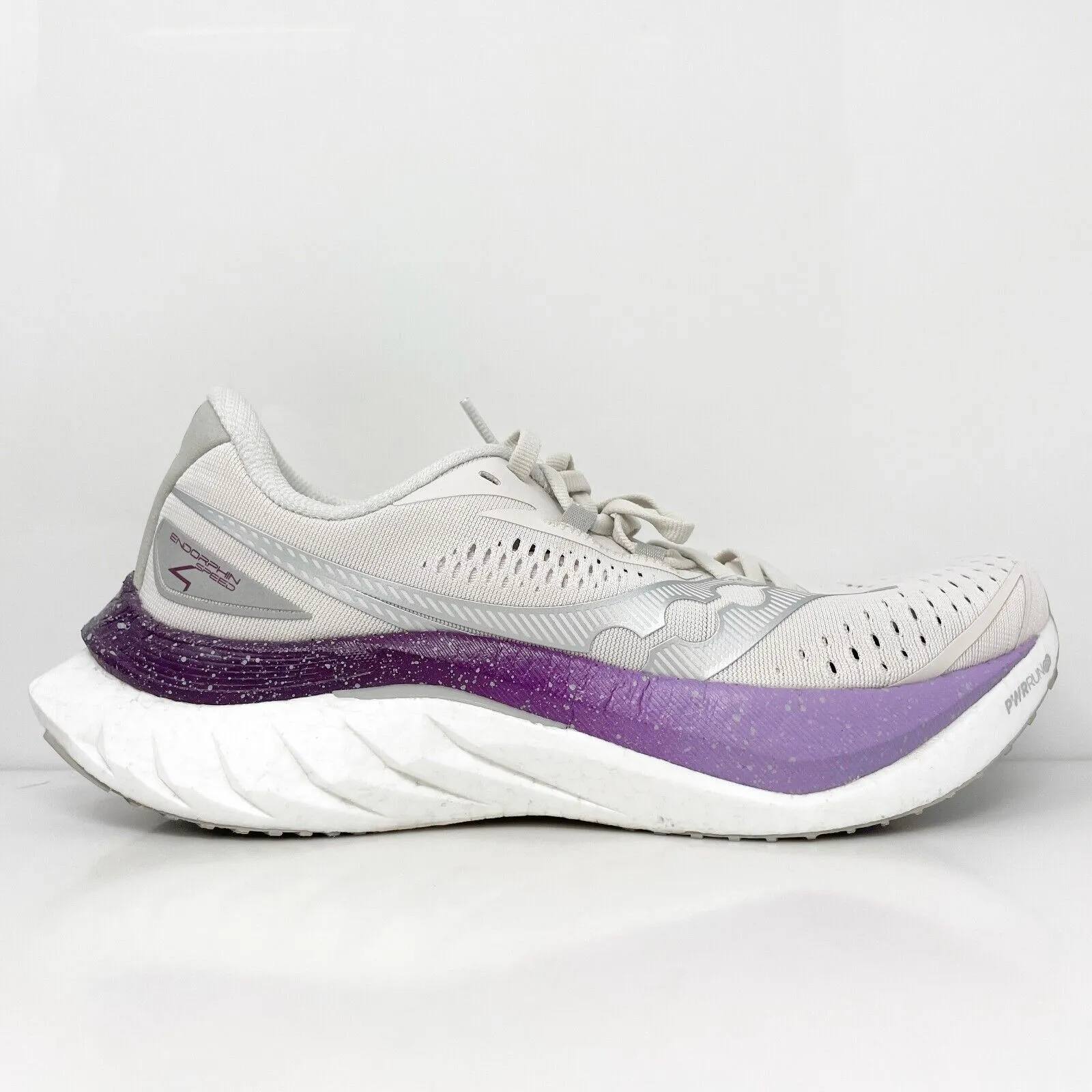 Saucony Womens Endorphin Speed 4 S10940-210 Ivory Running Shoes Sneakers Sz 8.5