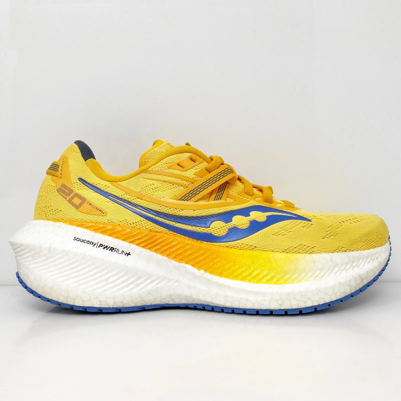Saucony Womens Triumph 20 S10759-30 Yellow Running Shoes Sneakers Size 7
