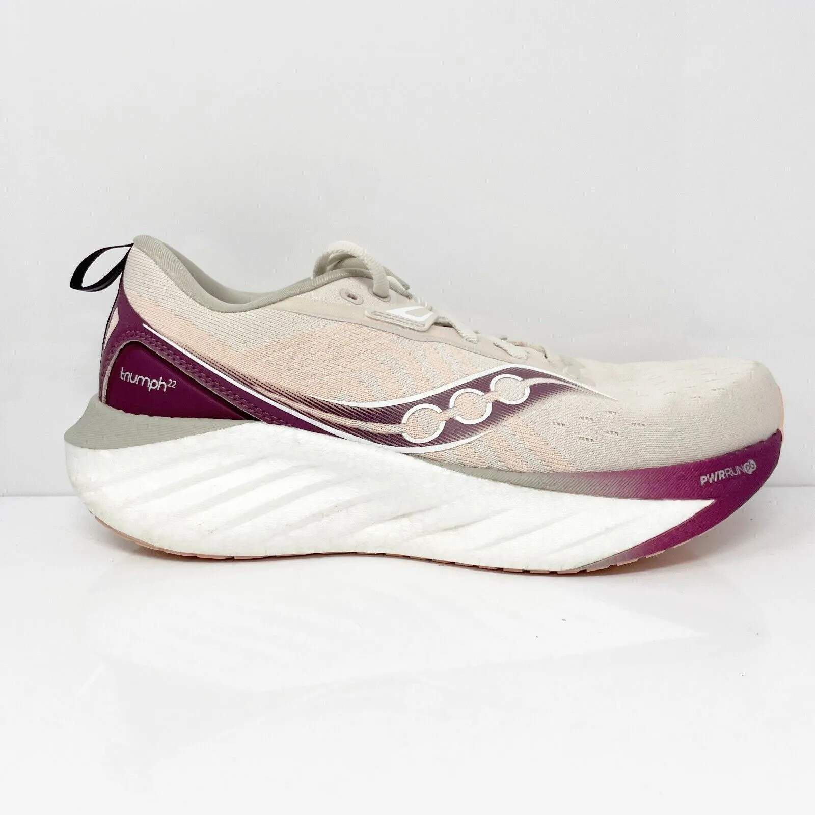 Saucony Womens Triumph 22 S10964-240 Ivory Running Shoes Sneakers Size 8.5