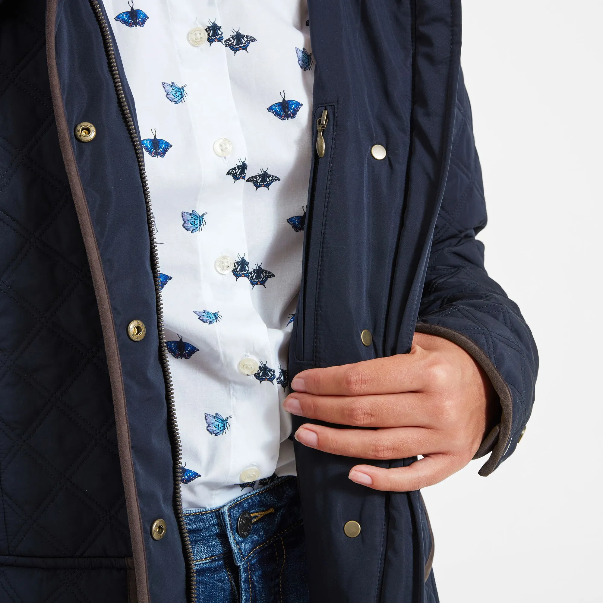 Schoffel Midnight Lilymere Quilt Jacket