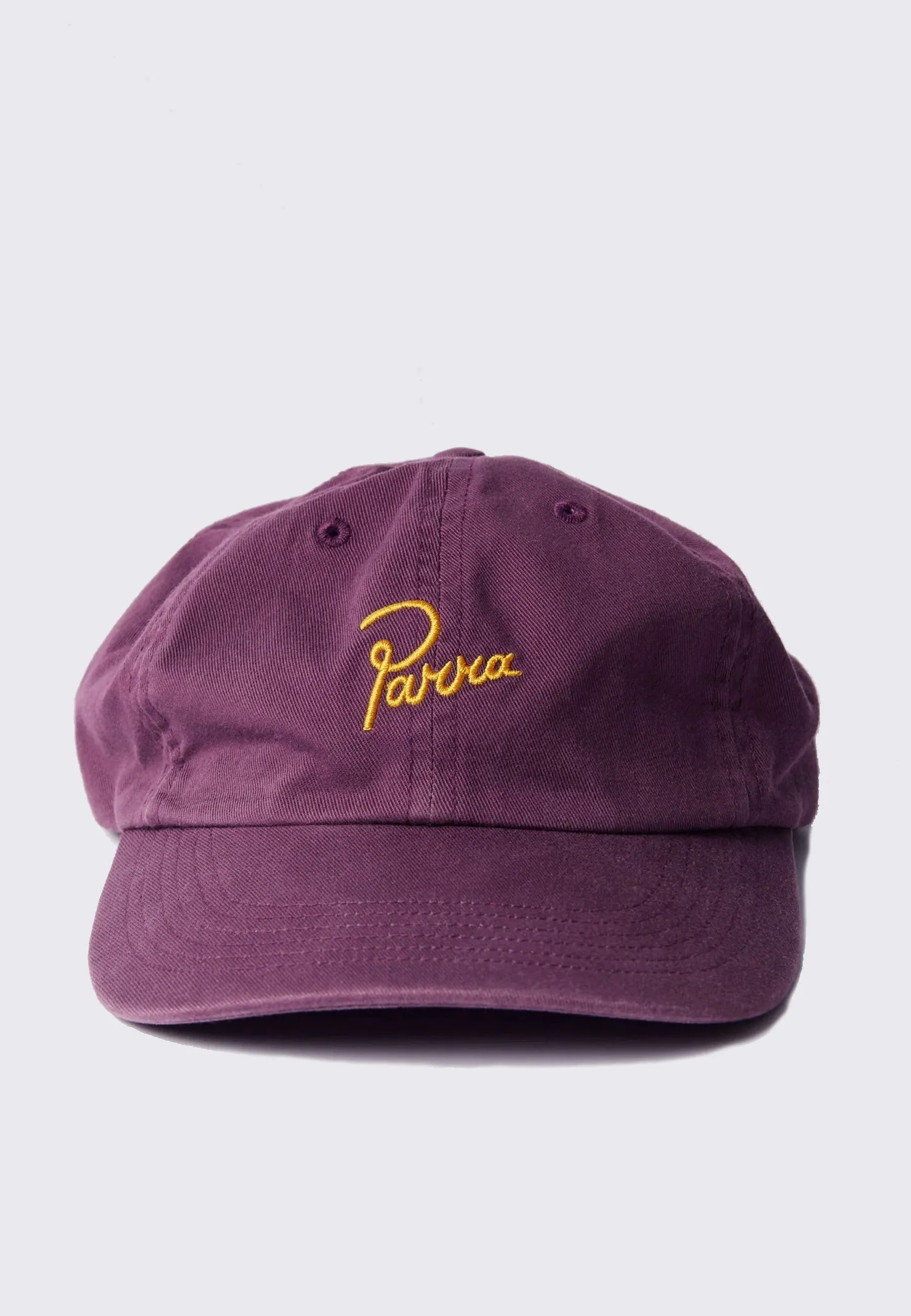 Script Logo 6 Panel Hat - Dark Violet