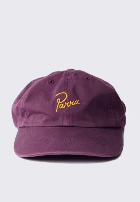 Script Logo 6 Panel Hat - Dark Violet
