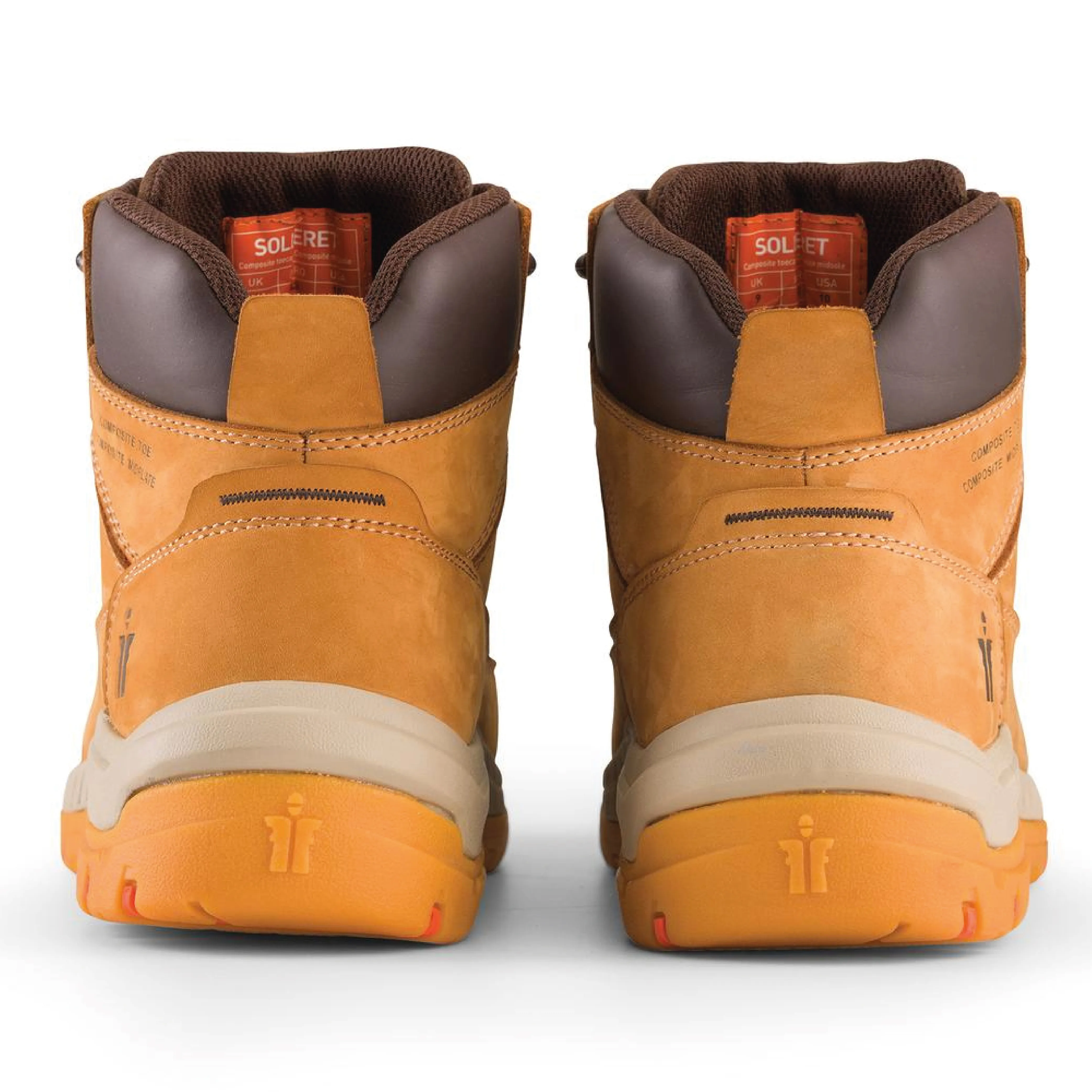 Scruffs Solleret Safety Work Boots S3 Non-Metallic High Spec Tan Size 10
