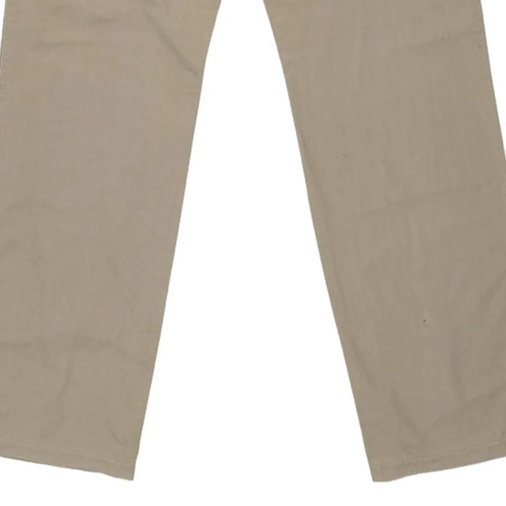 Sergio Tacchini Trousers - 30W 32L Beige Cotton