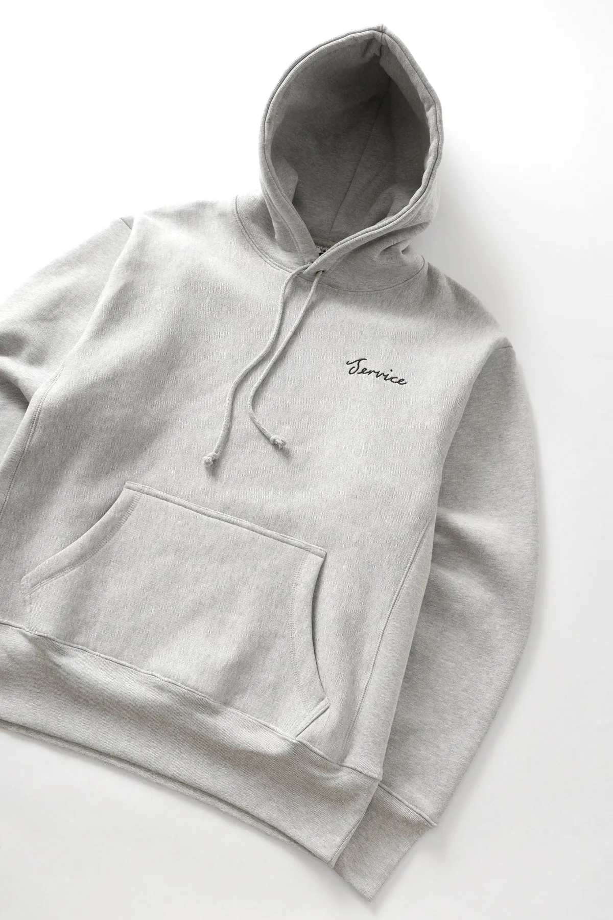 Service Works - Script Logo Hoodie - Marl Grey