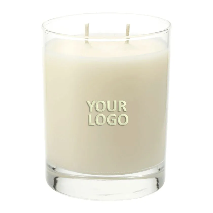 Seventh Ave Apothecary Minted Lavender and Sage Glass Jar Custom Candles, White