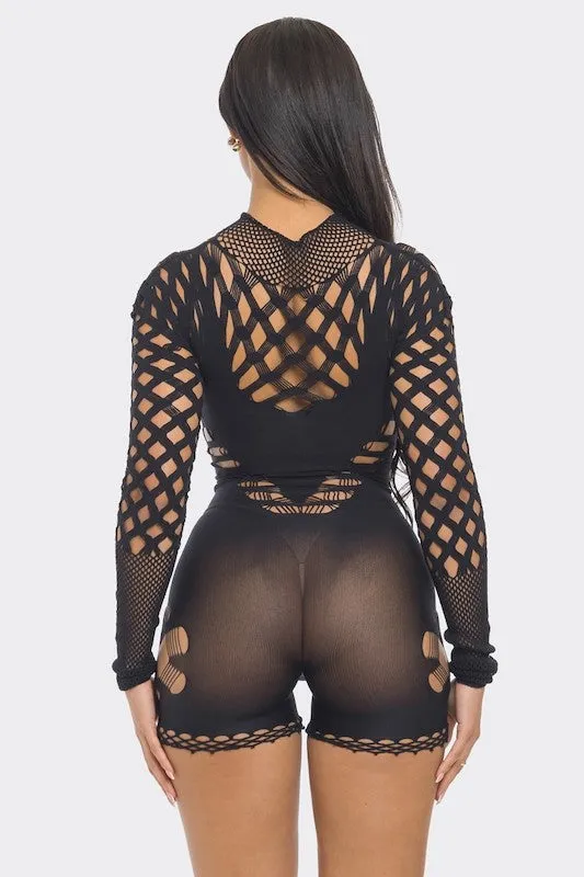 Sexy Cut Out Romper