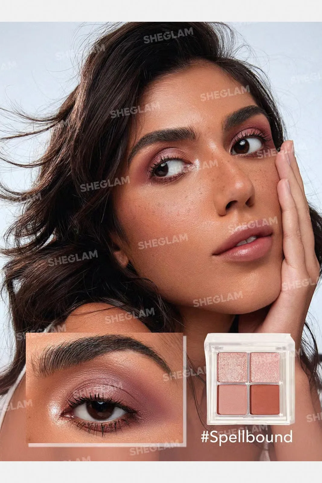 Sheglam Cosmic Crystal Eyeshadow Palette Quad - Spellbound