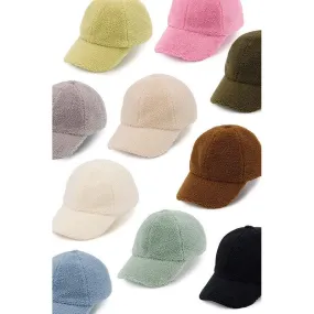 sherpa baseball cap