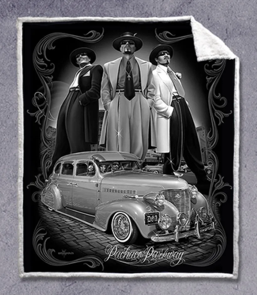 Sherpa SLAM - PACHUCO PARKWAY - 50 x 60 Throw Blanket