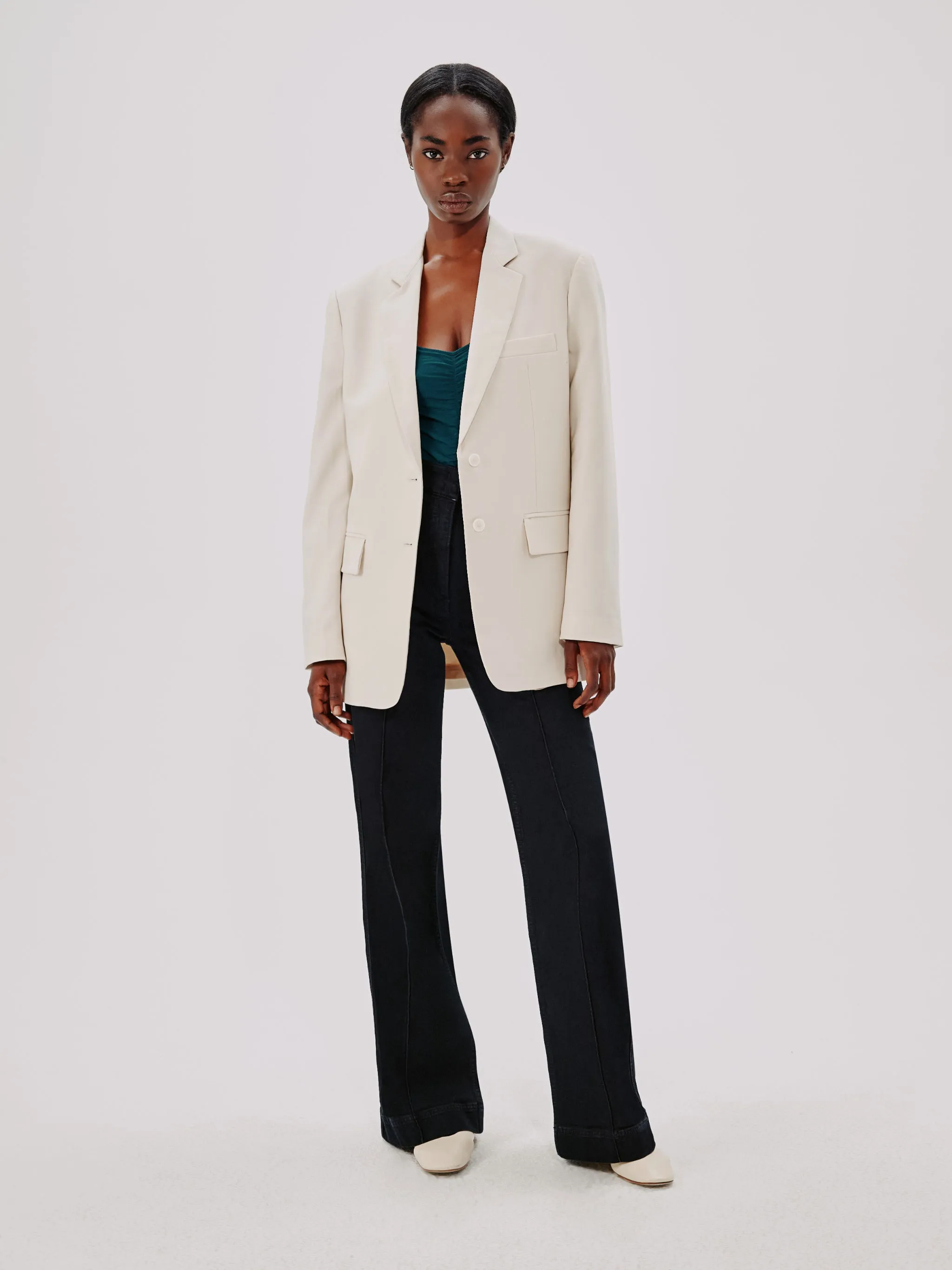Shirred Bodysuit