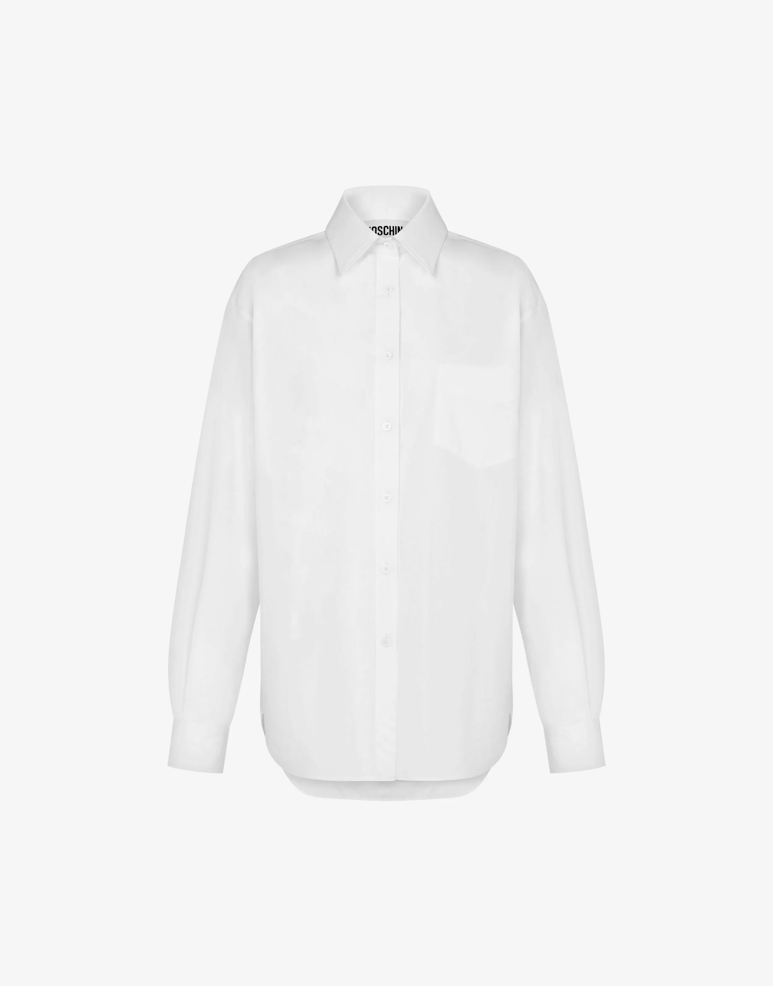 Shirt in cotton poplin