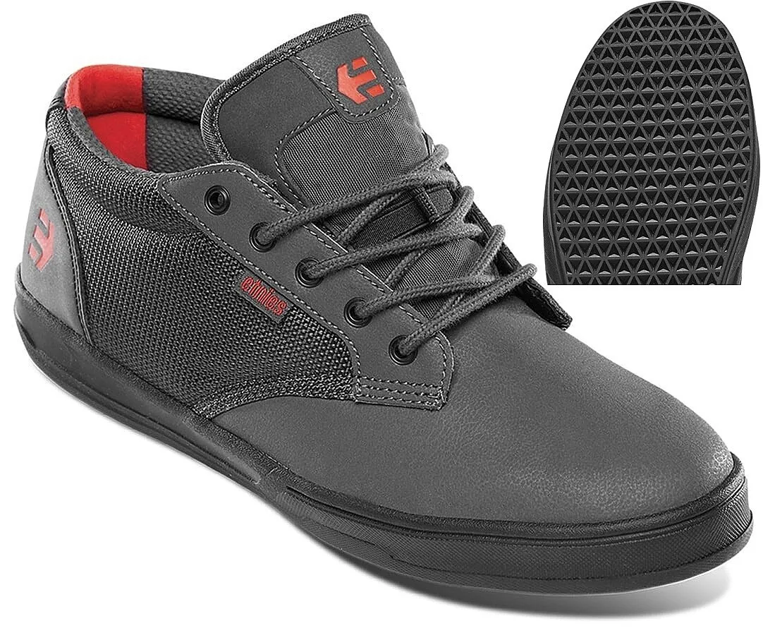 shoes Etnies Jameson Mid Crank - Dark Grey/Black/Red - men´s
