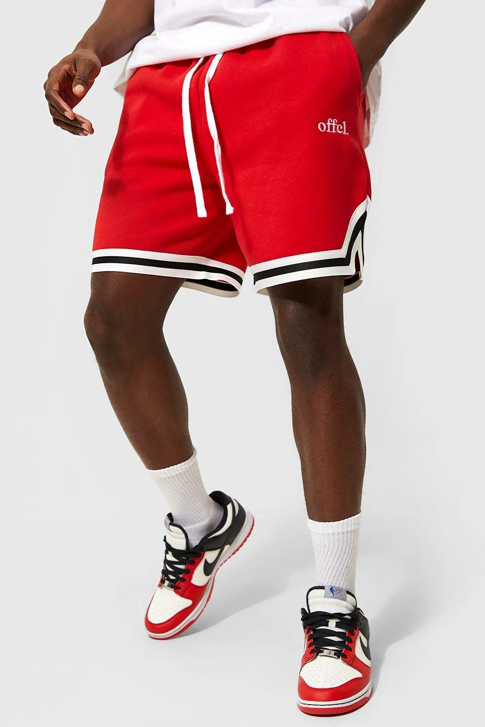 Short Length Offcl Basketball Short With Tape